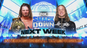 Титульный матч анонсирован на следующий эфир SmackDown
