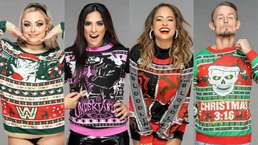 Звёзды WWE в праздничных свитерах коллекции 2022 года (51 фото)