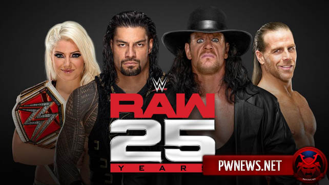 Очередные новости о будущем матче Гробовщика; Закулисные слухи о статусе Raw в честь 25-й годовщины