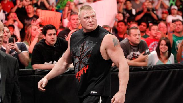 Shawn Michaels vs. Brock Lesnar