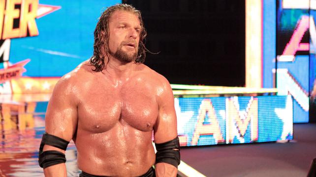 SummerSlam в фотографиях: Brock Lesnar vs. Triple H
