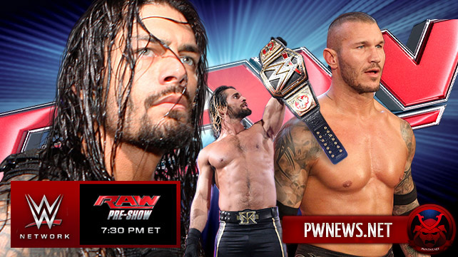 WWE Monday Night RAW 06.04.15 (русская версия от Wrestling Online)