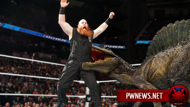 Рестлеры WWE против динозавров