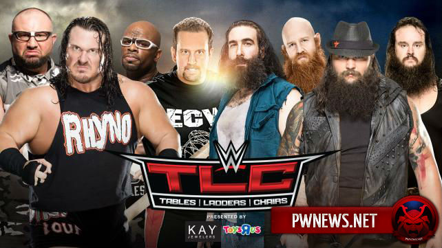 The ECW Team vs. The Wyatt Family (tables match)