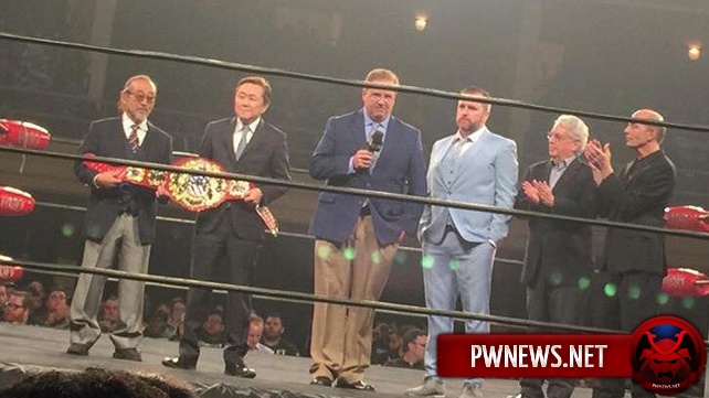 NJPW презентовали титул чемпиона США; Объявлен турнир за новое чемпионство