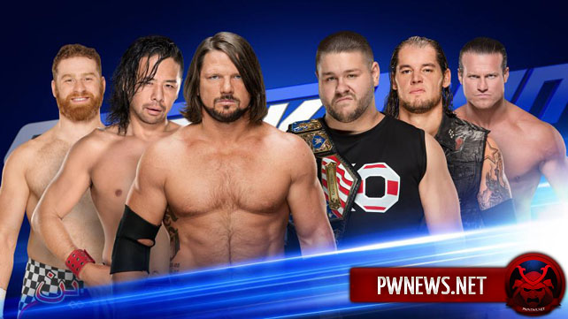 Четыре матча анонсировано на сегодняшней эпизод SmackDown Live