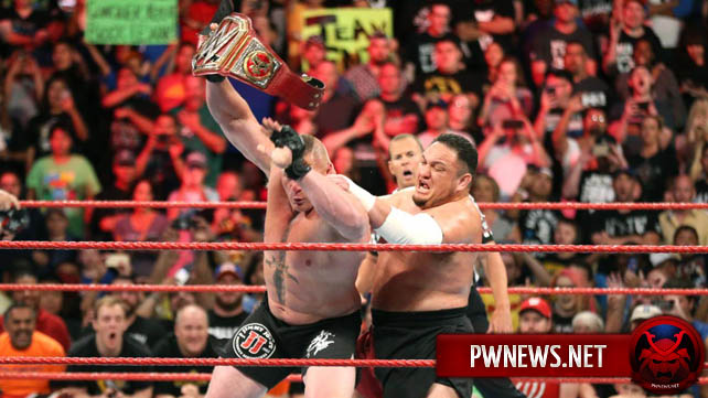 Брок Леснар заявлен на сегодняшнее Raw; Самоа Джо высказался о матче на Great Balls of Fire