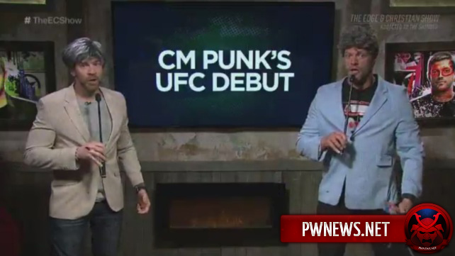 Эдж и Кристиан насмеялись над дебютом Панка в UFC (видео)