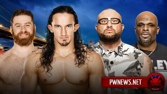 Neville & Sami Zayn vs. The Dudley Boyz – SummerSlam kickoff