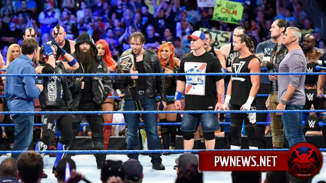 Что суперзвезды SmackDown творили после выхода Raw из эфира?