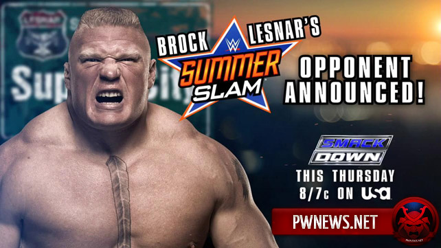 Соперник Брока Леснара на SummerSlam будет известен на Smackdown