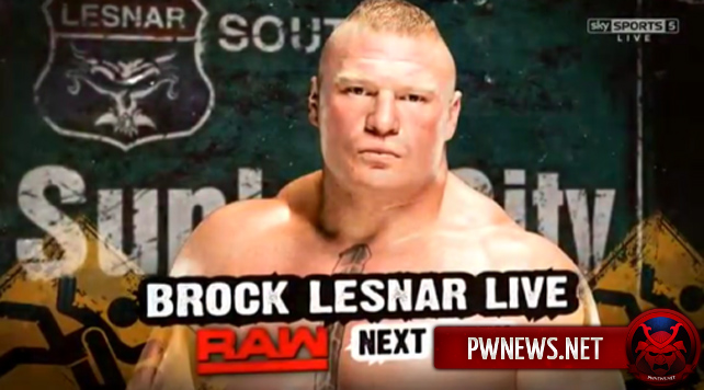 Брок Леснар возвращается на следующее RAW