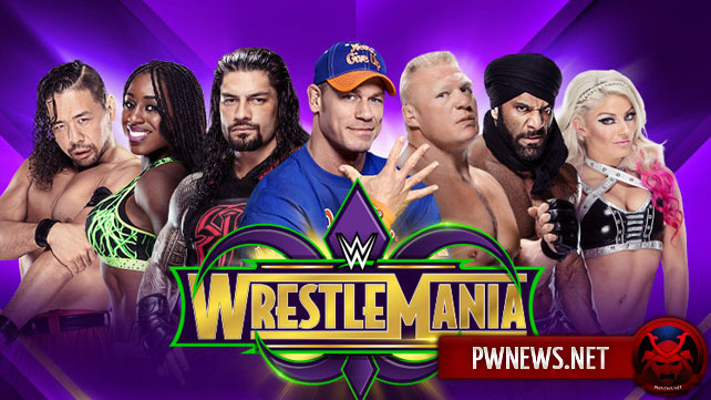 WWE WrestleMania 34 (русская версия 545TV)