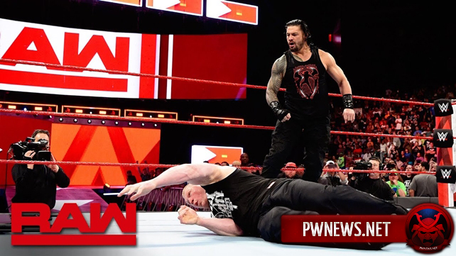 Как последняя встреча лицом к лицу Брока Леснара и Романа Рейнса, перед их матчем на WrestleMania 34, повлияла на просмотры прошедшего Raw?