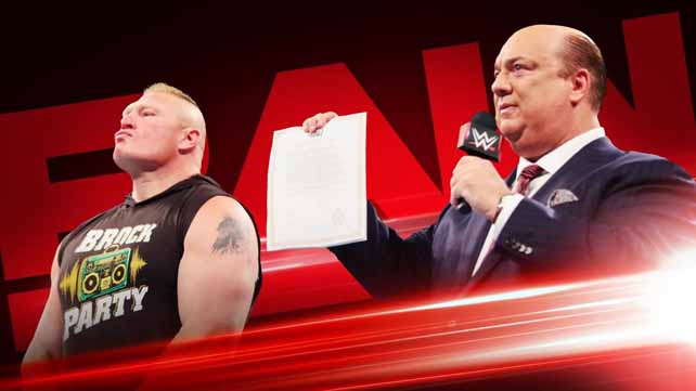 Брок Леснар реализует свой контракт Money in the Bank на ближайшем эпизоде Raw
