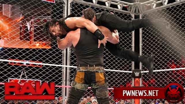 Как поединок Романа Рейнса и Брона Строумана внутри стальной клетки повлиял на телевизионные рейтинги последнего Raw перед TLC?
