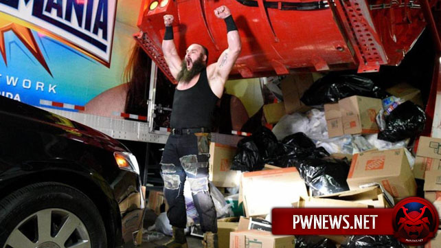 Брон Строуман признался, что сильно нервничал, когда его закрывали в мусоровозе, а также его мысли о переходе в WWE без участия на NXT