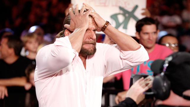 SummerSlam Triple H vs. Brock Lesnar photo