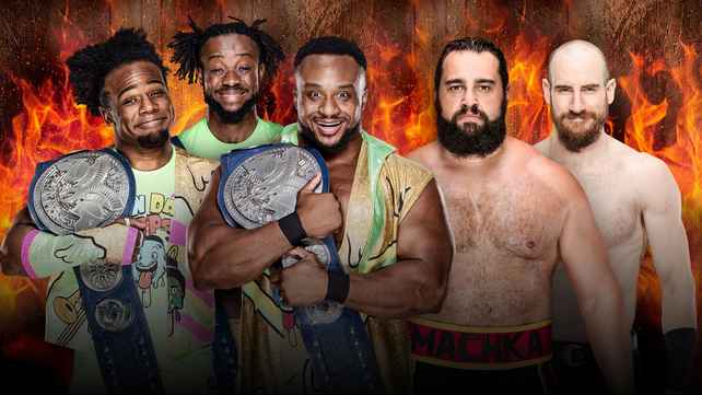 Матч за командные титулы чемпионов SmackDown перенесён на кик-офф Hell in a cell 2018