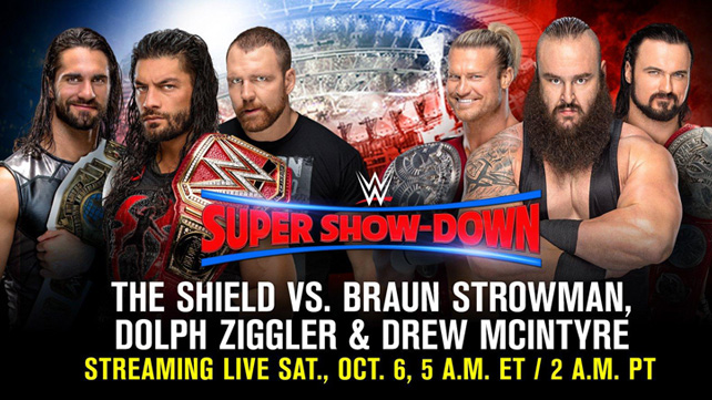 Последние спойлеры к исходу важных матчей на WWE Super Show-Down (осторожно, присутствуют спойлеры)