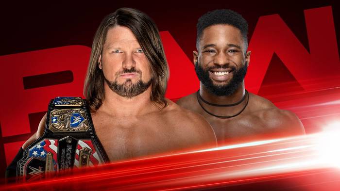 Матч за чемпионство США назначен на грядущий эфир Raw