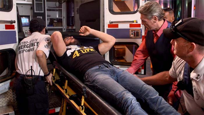 Видео: Джонни Гаргано госпитализировали после выхода NXT из эфира