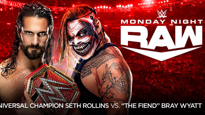 Матч Сета Роллинса против Брэя Уайатта в стальной клетке рекламируется на один из грядущих эпизодов Raw