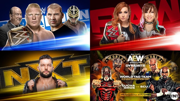 Сегментная разбивка рейтингов Smackdown, RAW, AEW и NXT на этой неделе