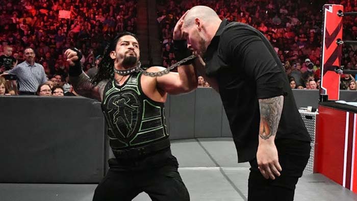 WWE готовят Роману Рейнсу матч с собачьим ошейником на TLC 2019