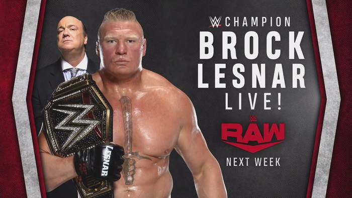 Четыре матча и появление Брока Леснара анонсированы на следующий эфир Raw