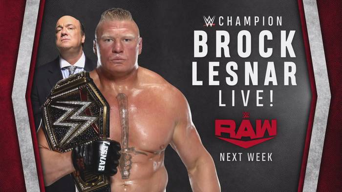 Два титульных матча и появление Брока Леснара анонсированы на первый эфир Raw в 2020 году