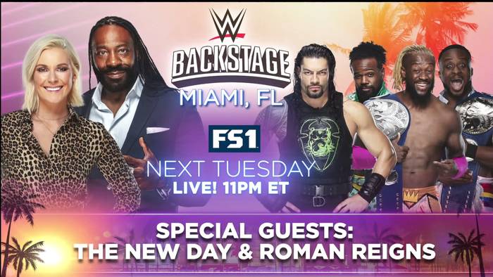 Матч анонсирован на первый эфир Raw после Royal Rumble 2020; Роман Рейнс и Новый День появятся на следующем Backstage