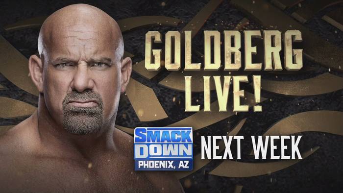 Матч за претендентство, сегмент и появление Голдберга анонсированы на следующий эфир SmackDown