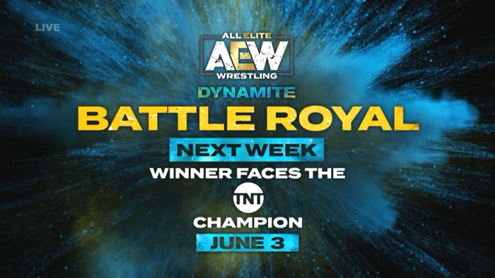 Баттл-роял за претендентство на титул чемпиона TNT анонсирован на следующий эфир Dynamite