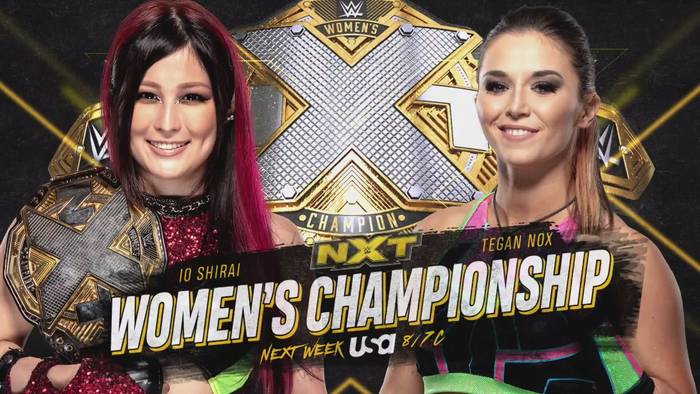 Два матча, один из которых титульный, анонсированы на следующий эфир NXT