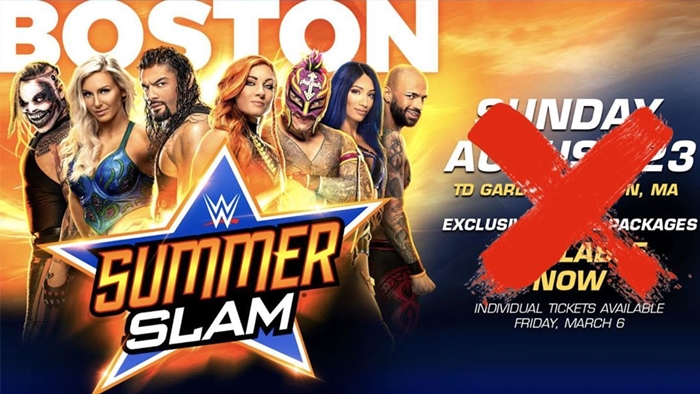 WWE официально подтвердили, что SummerSlam 2020 и связанные с ним шоу не пройдут в Бостоне