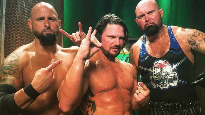 Люк Гэллоуз и Карл Андерсон пытаются уговорить ЭйДжей Стайлза перейти в Impact Wrestling