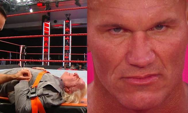 WWE показали последствия нападения Рэнди Ортона на Рика Флэра в концовке эфира Raw