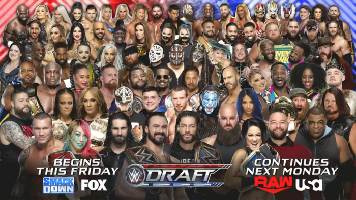 WWE объявили списки суперзвезд, участвующих в драфте и его правила