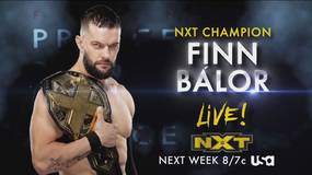 Сегмент с Финном Балором и титульный матч анонсированы на следующий эфир NXT