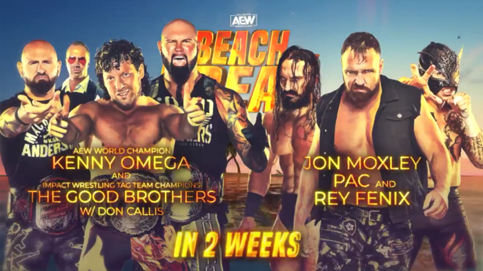 Командные чемпионы Impact Wrestling проведут матч на следующем эфире Dynamite и другие большие анонсы от AEW