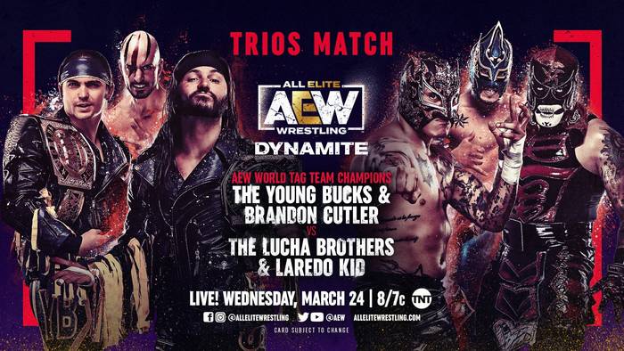Командный матч добавлен в заявку ближайшего эфира Dynamite; Сегмент анонсирован на следующий эпизод Raw