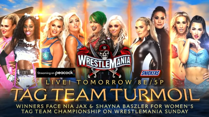 Определились соперницы командных чемпионок WWE Наи Джакс и Шейны Бейзлер на WrestleMania 37 (присутствуют спойлеры)