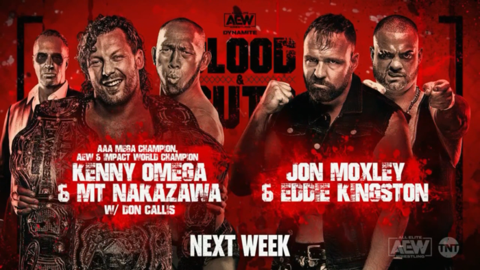 Четыре матча анонсированы на следующий эфир Dynamite; Джон Моксли проведёт защиту титула IWGP США на Dynamite 12 мая и другое