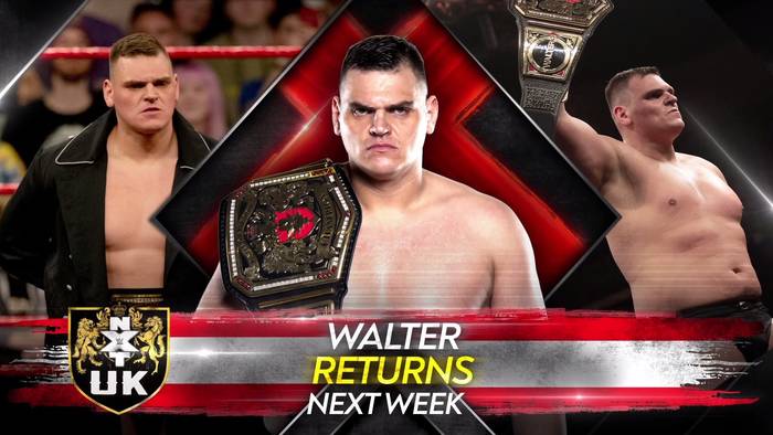Возвращение Вальтера анонсировано на следующий эпизод NXT UK