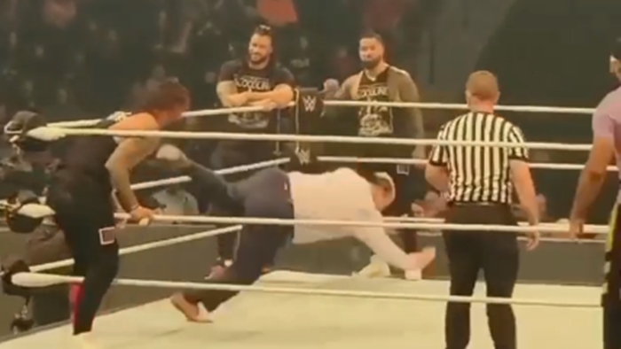 Видео: Пол Хейман пытался принять участие в тёмном матче после выхода SmackDown из эфира