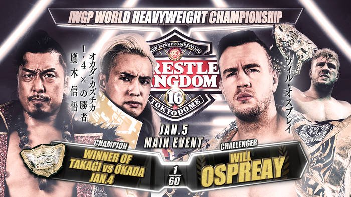 Известны полные карды первых двух дней NJPW Wrestle Kingdom 16