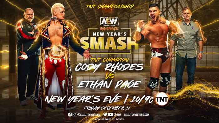 Спойлеры с записей специального эпизода Rampage: New Year's Smash за 31 декабря; Бывшая звезда NXT дебютировал в AEW на записях Dark