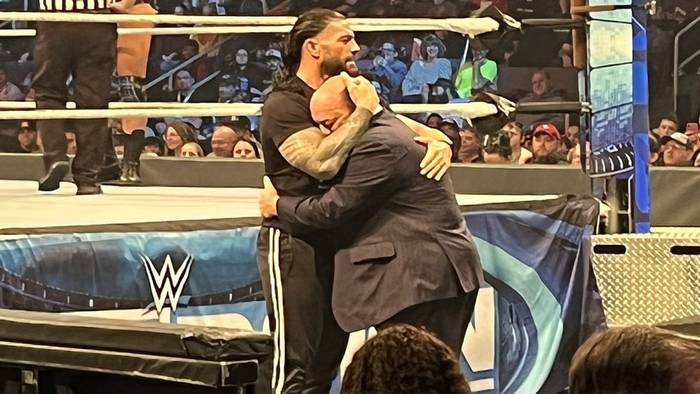 Видео: Роман Рейнс утешил Пола Хеймана после выхода SmackDown из эфира; Известны предварительные рейтинги SmackDown и Rampage за 25 февраля