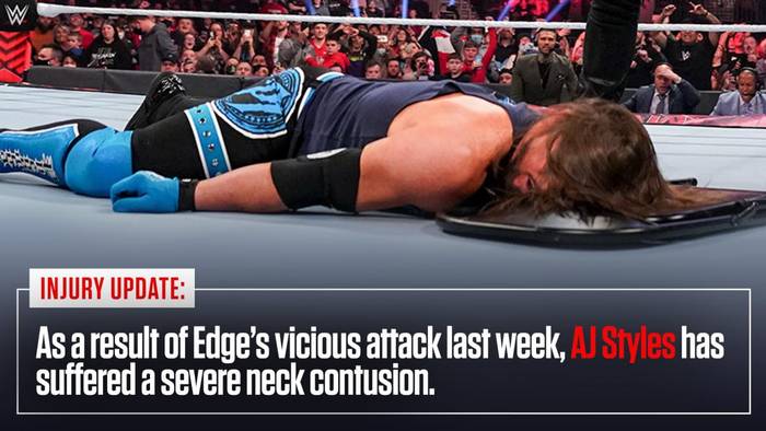 WWE объявили о травме ЭйДжей Стайлза